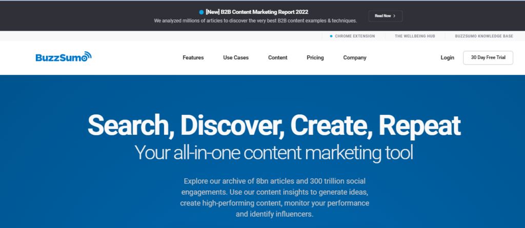 BuzzSumo- CRO Tool